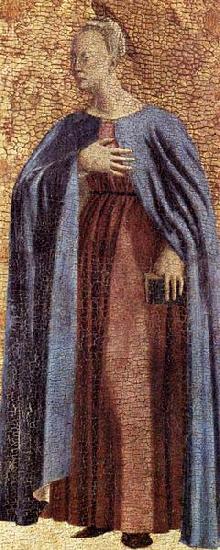 Piero della Francesca Polyptych of the Misericordia: Virgin Annunciate oil painting image
